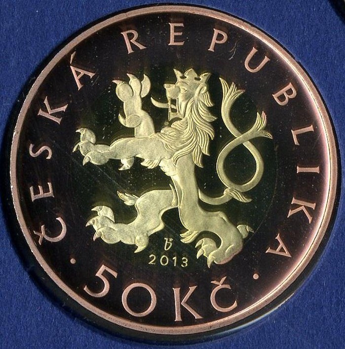 Mince 50 Kč 2013 Proof