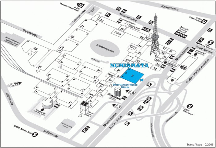 Mapa okolí výstaviště