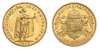 100 Koruna 1908 KB - původní ražba (pouze 4.038 ks)