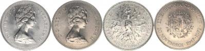 25 New pence 1972 - Stříbrná svatba      KM 917     CuNi