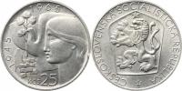 25 Kčs 1965 - 20. výr. osvobození - nápis na hr. čitelný z Rev. (