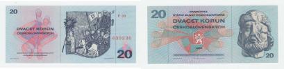 20 Koruna 1970