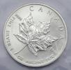 Kanada, 1 unce ryzího stříbra, 5 dollars 1993