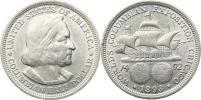 1/2 Dollar 1893 - Kolumbova výstava       KM 117   Ag 900  12