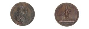 A.Wideman - medaile na mír v Hubertsburgu 1763