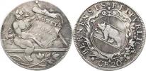 20 Kreuzer (Schulpfennig) 1706          Meier/Häusler 135    "RR"