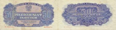 50 Zlotych 1944  sér. TO           Pick 115