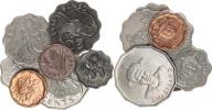 1 Cents 1986; +5 Cents 1974