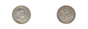 5 Koruna 1908 b.zn. - jubilejní_dr.rysky v av.