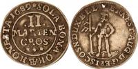 2 Mariengroschen 1689 - divý muž KM 256