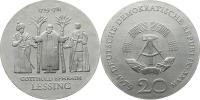 20 M 1979 - Gotthold Ephraim Lessing        KM 74    Ag 500  20