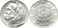 5 Zlotych 1938 - Pilsudski         Y. 28; Parchimowicz 118d