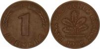 1 Pfennig 1948 G - Bank Deutscher Länder KM A101