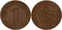 1 Pfennig 1948 G - Bank Deutscher Länder KM A101