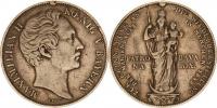 2 Gulden 1855 - Obnovení Mariánského sloupu v Mnichově "R" Dav. 604; KM 848 20