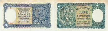 100 Ks 1940  sér. L 4     I. vydání     SPECIMEN   Baj. 48a