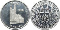 Německo - Kyritz; Kostel Panny Marie 1992 / pečeť
