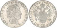 20 kr. 1844 M          "R"