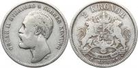 2 Kroner 1876 EB LA          KM 742      "R"     Ag 800  15 g