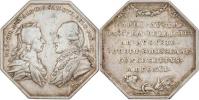 AR medaile na návrat do Belgie 1791 - portréty proti