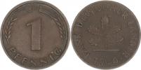 1 Pfennig 1949 F - Bank Deutscher Länder       KM A101