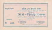 Brüx (Most) - 50 Koruna 1918