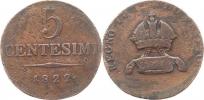 5 Centesimi 1822 V