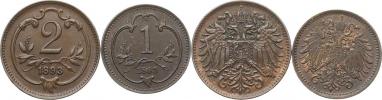 1 hal. 1893; +2 hal. 1893 oba b.zn.             2 ks