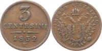 3 Centesimi 1852 V