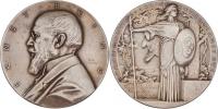 Ernst Bring - pamětní medaile 1915 - poprsí zleva