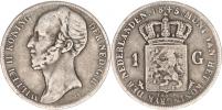 1 Gulden 1845              KM 66