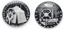 200 Kč 2023 - 100. výr. československého rozhlasu      kapsle