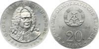 20 M 1984 A - Georg Friedrich Händel     KM 100    Ag 500  20
