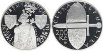 200 Kč 2006 - Vymření Přemyslovců po meči       kapsle