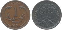 1 Haléř 1898 b.zn.