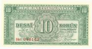 10 Kč 1950 perforovaná 3 m.d.