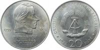 20 M 1972 A - Friedrich v.Schiller        KM 40