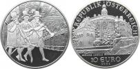 10 Euro 2002 - zámek Ambras        KM 3096  Ag 925   17