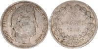 5 Francs 1833 A KM 749