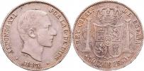 50 Centimos 1885