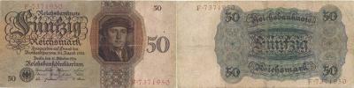 50 RM 11.10.1924  sér. F