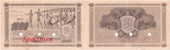 1000 Marka 1922 - anulát - "SPECIMEN"