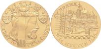 2-dukátová medaile 2016 - 700 let narození Karla IV.