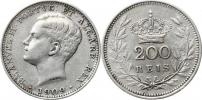 200 Reis 1909            KM 549     Ag 917   5 g