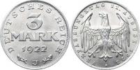 3 Mark 1922 J - výr. konstituce        KM 29