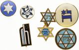 Lot odznaků judaika