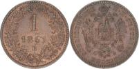 1 kr. 1861 B_patina