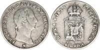 1/4 Lira 1823 M