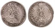 1/2 tolar 1712 BW, Kutná Hora, Wohnsiedler, Hal. 1852, dr. hr.