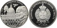 10 Lira 2005 - Inaugurace papeže Jana Pavla II.